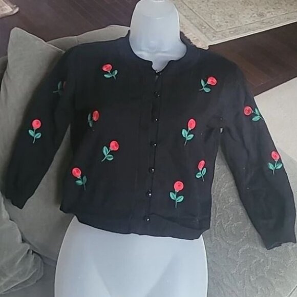 Voodoo Vixen Cropped Cardigan XXL - Picture 2 of 6